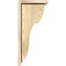 Ekena Millwork Carmel Rough Sawn Corbel w/Backplate, Douglas Fir, 6"W x 10"D x 22"H COR06X10X22CAR01RDF - alternate 4